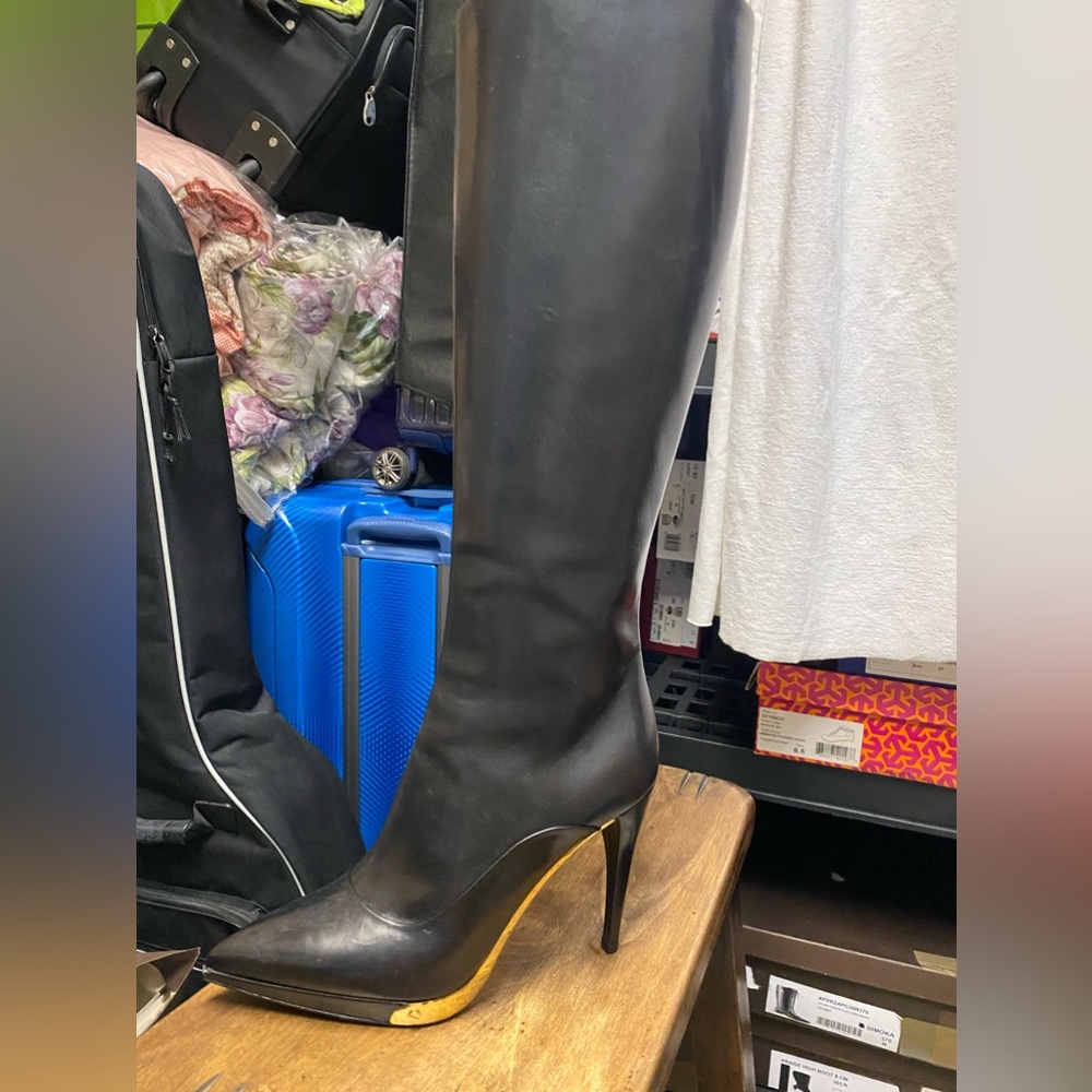 Louis Vuitton High Heel Leather Boots